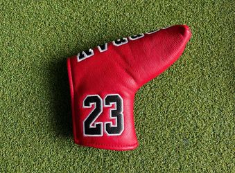 Jordan GOAT Bulls Putter Headcover (Red)