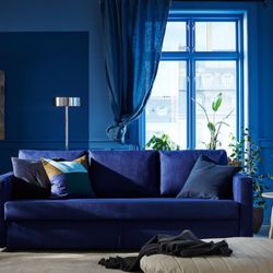 Blue IKEA Sofa