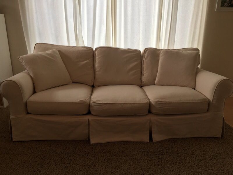 Jcpenney Friday Twill Slipcovered Sofa, Jcpenney Sofas
