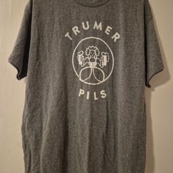 Large Grey Trumer Pils T Shirt 