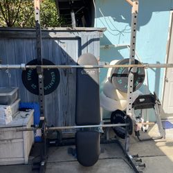 Power Rack / Squat Rack Frame Only (No Bench, Bar, or Weights)