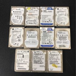 11 - 2.5” SATA HDD 160GB $17ea