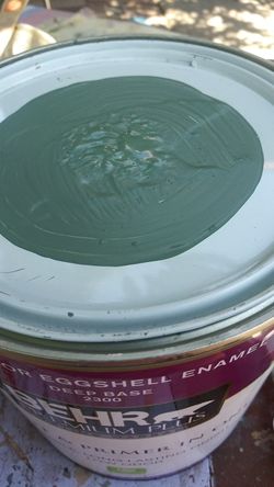Interior paint eggshells