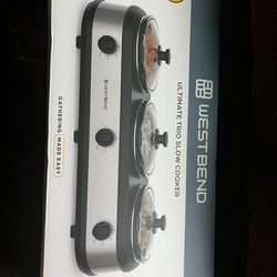 Ultimate trio slow cooker