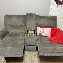 Gray Love Sit And Sofa Recliners 