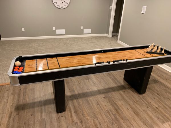 shuffleboard bowling set