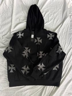 New Men’s Rhinestone Oversized Hoodie