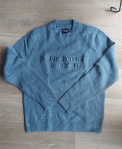 Abercrombie & Fitch Logo Sweater – Size L – Soft Knit