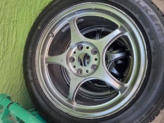 **RARE** 5Zigen FN01R 17x7 5X114.3 (5X4.5) Offset 42  Bore 73.1