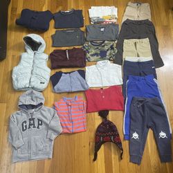 (Listing D) Lot Of 20 baby boy clothes 2-3T Fall Winter Shirts Pants Sweaters Jacket Vest