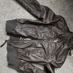 Petite Small Woman’s Jean Jacket Brown