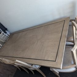 Large Dining Table With Six Chairs