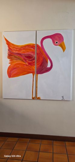 Canvas hand painted