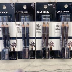New Covergirl Easy Breezy Brow Pencils, black noir (shade 500) or rich brown (shade 505).