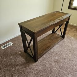 Real wood console table. TV stand. Sofa table