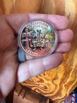 Old Bastards Hunting Club Lifetime Member Coin