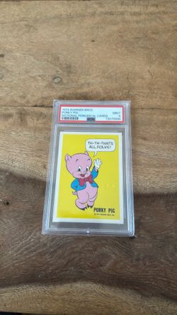 1974 Warner Bros Porky Pig PSA 9
