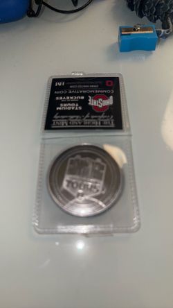 The Highland meant certificate of authenticity. Ohio State stadium tour commemorative coin. 39MM Minted coin.