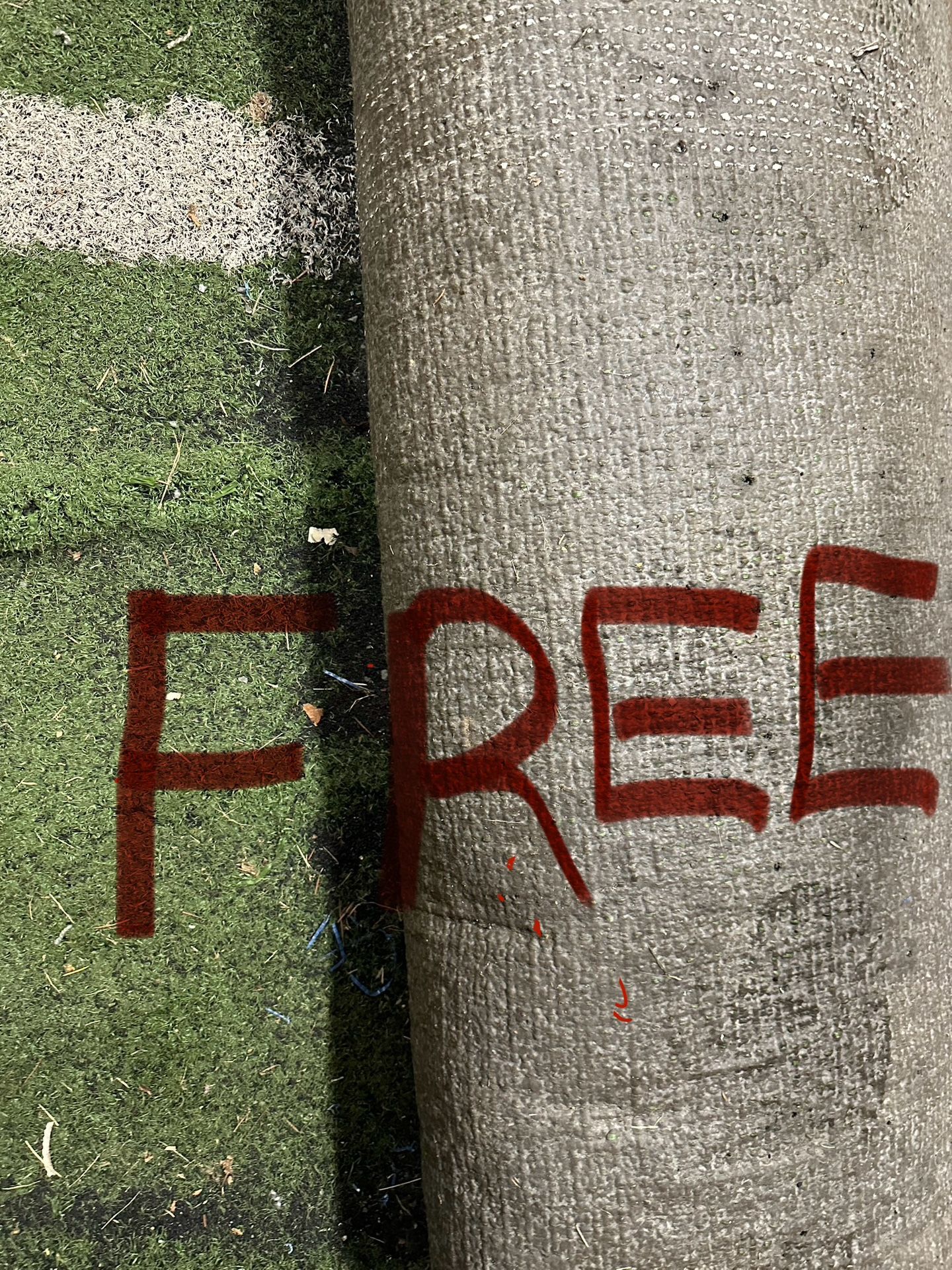 FREE Football Field Turf. 14 Ft X 12 Ft Approximately 