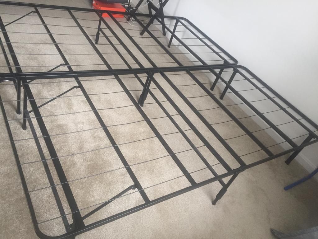 Metal bed frame King size