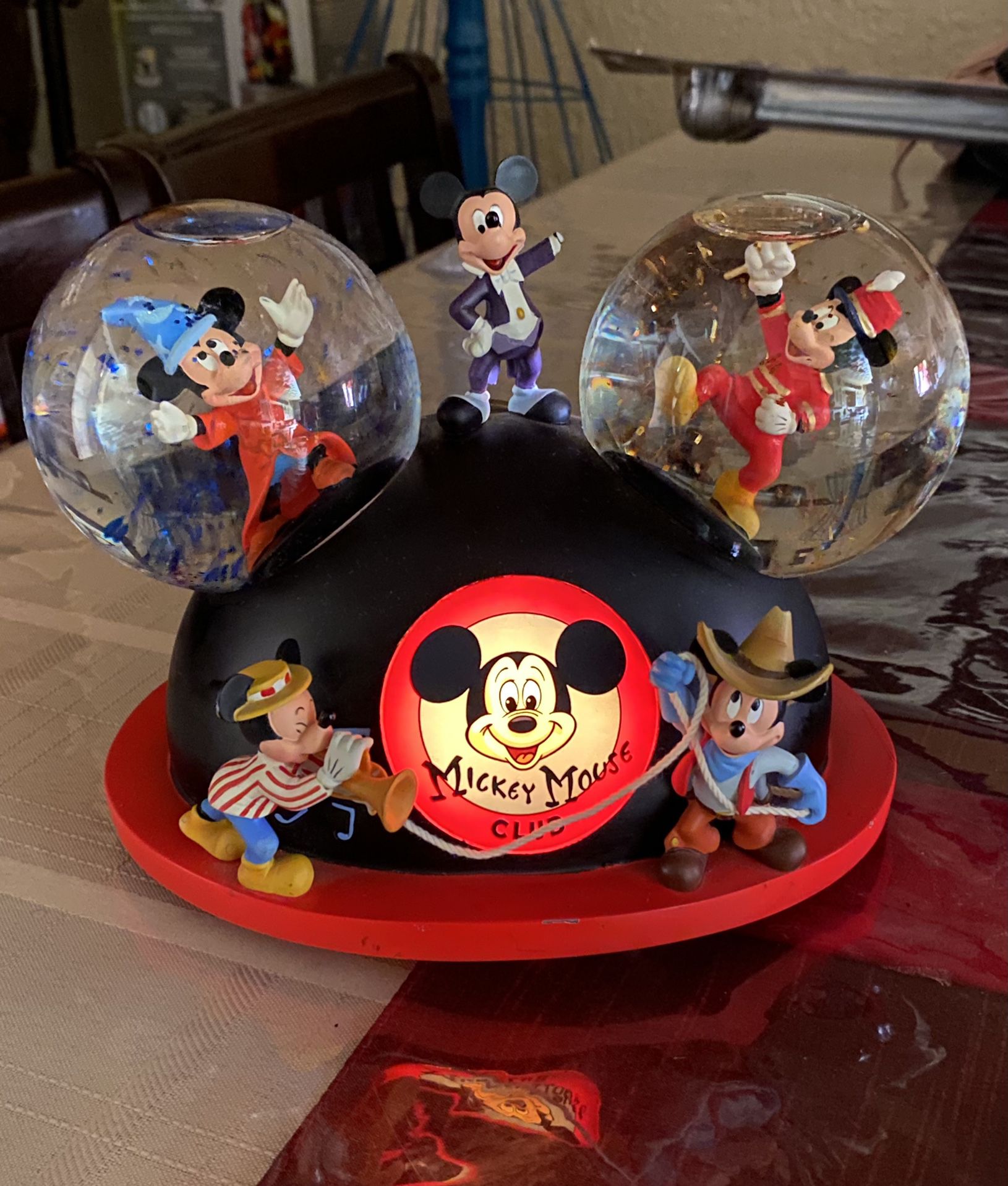 Mickey Mouse March Ears Musical Globe