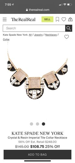 Kate Spade Chunky Necklace