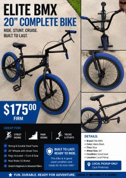 Fit Bike Co BMX – Like New