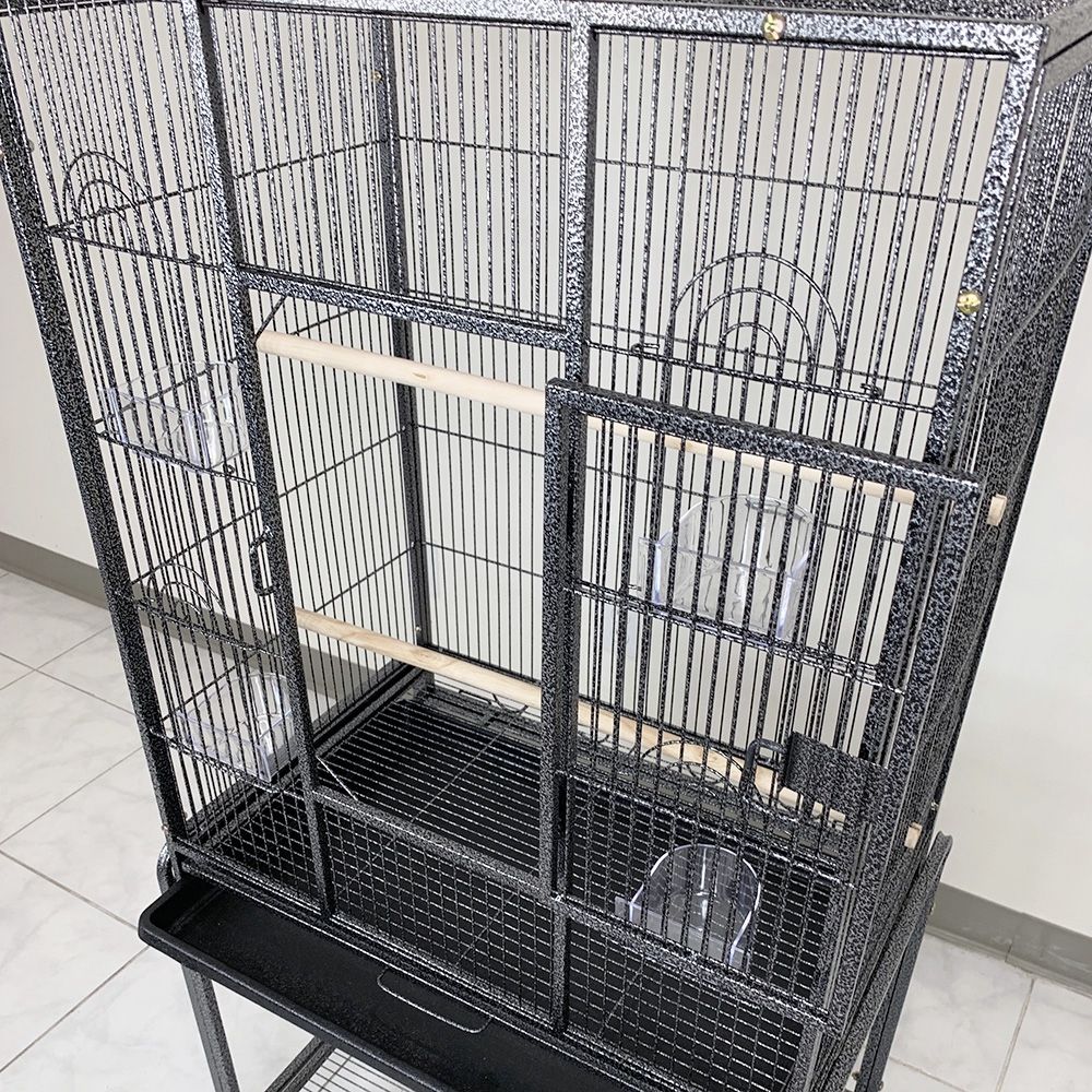 New in Box $95 Large 53-inch Parrot Bird Cage Rolling Stand for Parakeet, Cockatiel, Finch, Lovebird