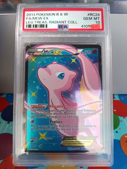 2013 Legendary Treasures Mew EX #rc24 PSA 10