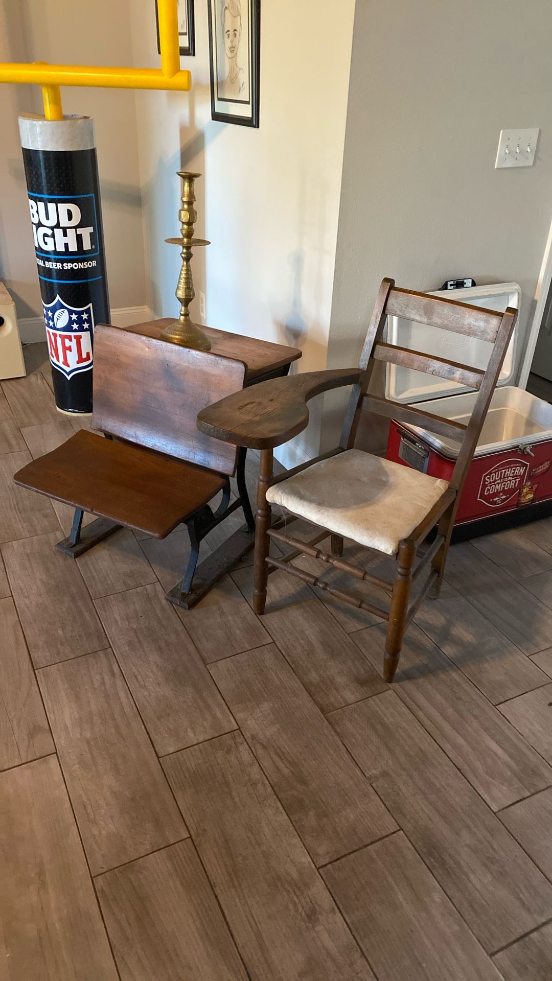 Antique School Desks