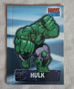 Marvel Legends 2001 Topps Hulk Secret Identity Card