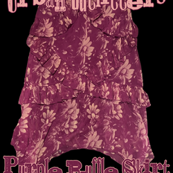 Urban Outfitters Floral Ruffle Skirt :3