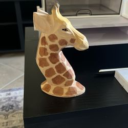 Wooden Giraffe Decoration