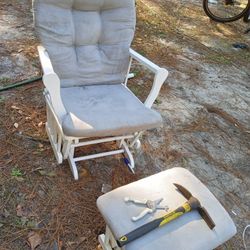 Rocking Chair And Ottoman 