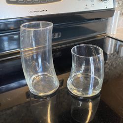 Curved Drinking Glasses $10