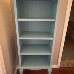 Small Book Shelf Teal Blue