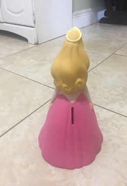 Disney princess aurora coin bank