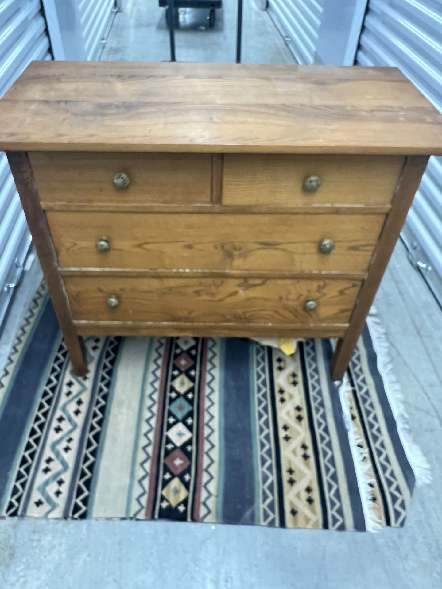 Antique wood dresser
