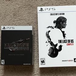 Last Of Us Complete Edition + Final Fantasy 7 Rebírth Deluxe PS5 Game