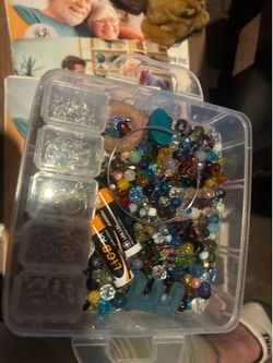 Beads, beads, and more beads plus others to make any type of jewelry