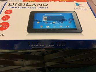 DIGILAND 7” QUAD CORE TABLET