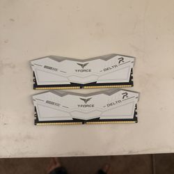 T-force Delta Rgb 32 gb (2x 16gb) ddr5-6000 cl 30 Memory sticks
