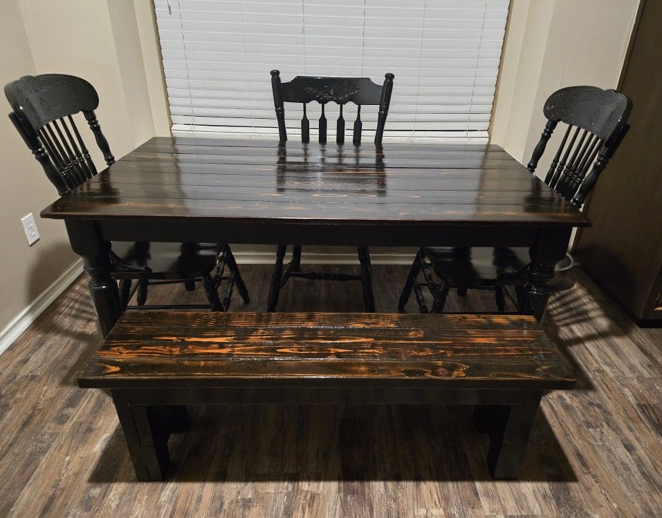 Beautiful 5 Ft Kitchen Table Chairs And Bench 