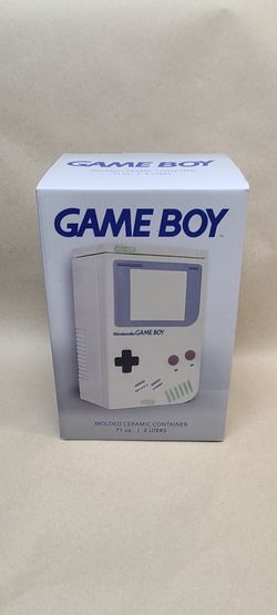New Game boy Molded Ceramic Container 7oz Canister
