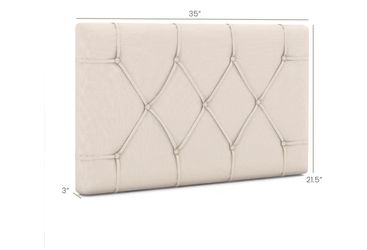 Tufted Twin Headboard. Beige! Brand New