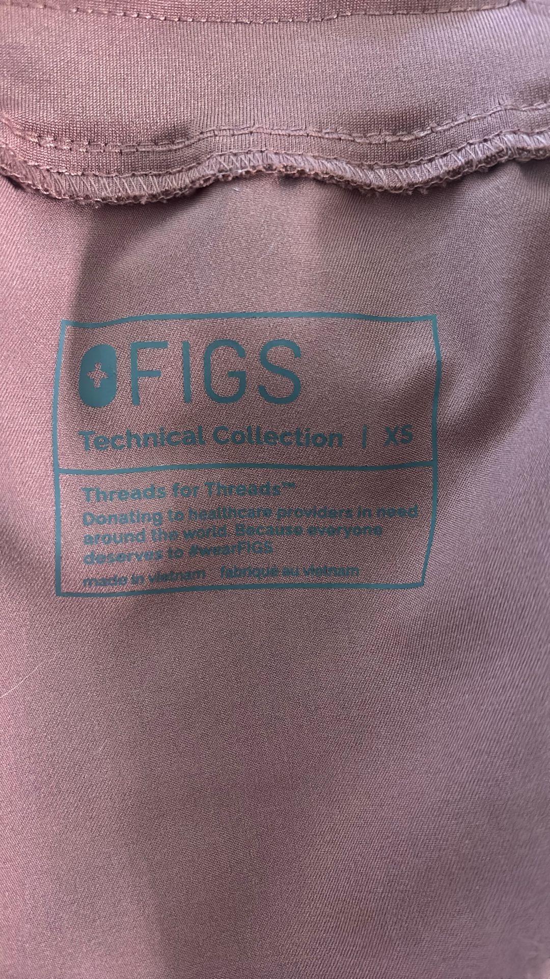 Figs Medium Top X Small Joggers Mauve