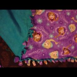 NEW Purple Frozen Handmade blanket