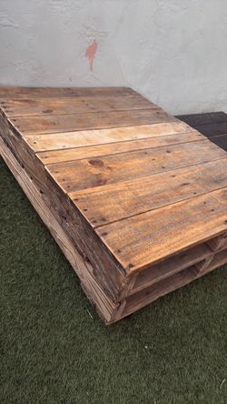 Wooden coffee table