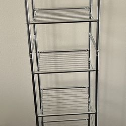 6-Tier Metal Storage Rack w/ Bins (Bins sold separately) 