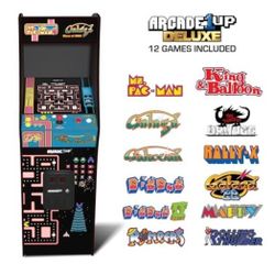 Arcade1Up Ms. Pac-Man/Galaga Class of '81 Deluxe Arcade Machine, Good Condition 
